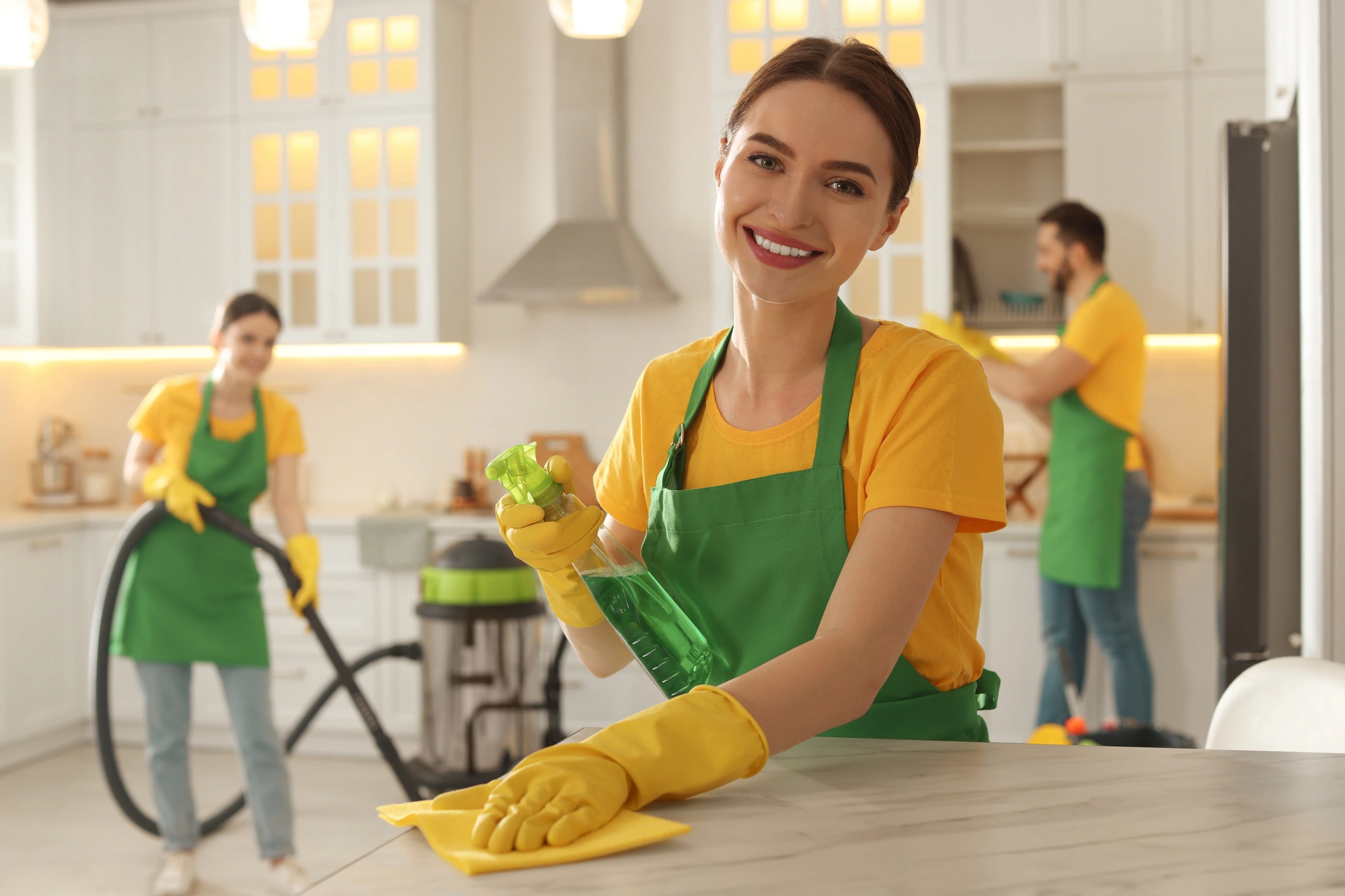 Professional home cleaner leaving a Napier home spotless